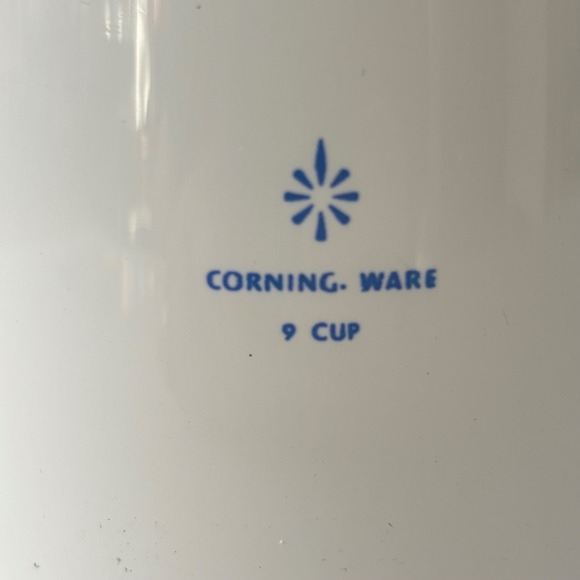 Vtg Corning Ware 9 Cup Percolator Coffee Tea Pot White Blue Floral Set - Picture 5 of 12